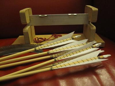 DIY Fletching jig.